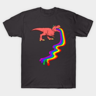 T-Rex Rainblow chunks T-Shirt